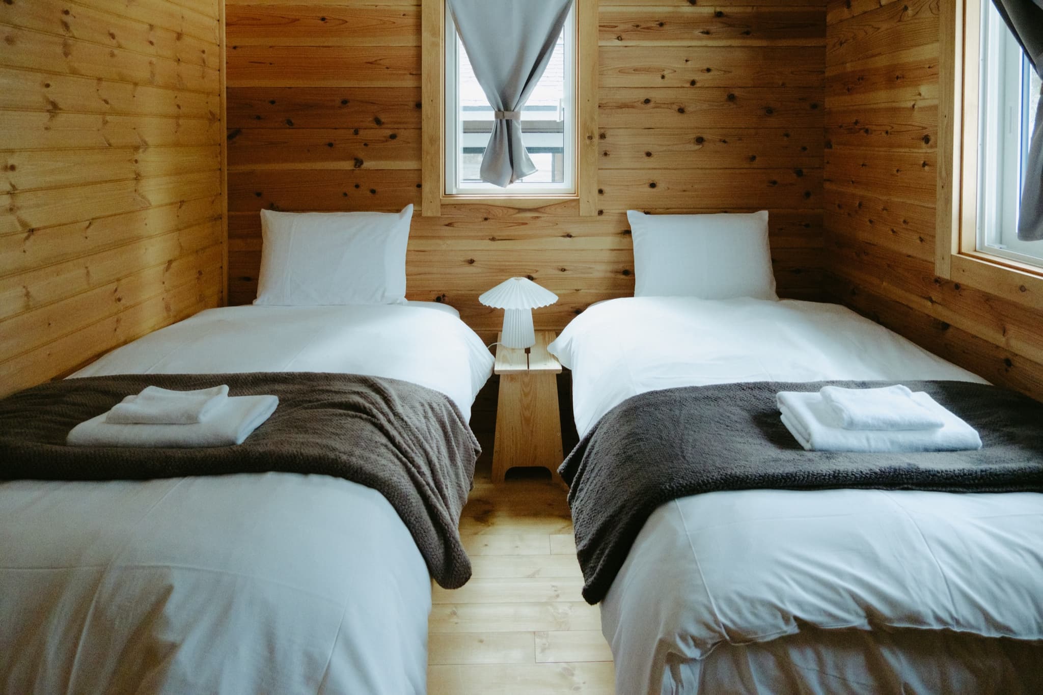 Twin Room — A comfortable twin room suited for couples or families.