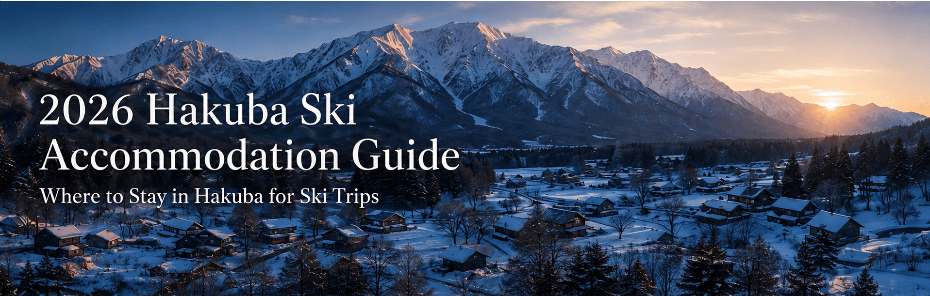 2026 Hakuba Ski Travel Guide|Where to Stay in Hakuba for Ski Trips