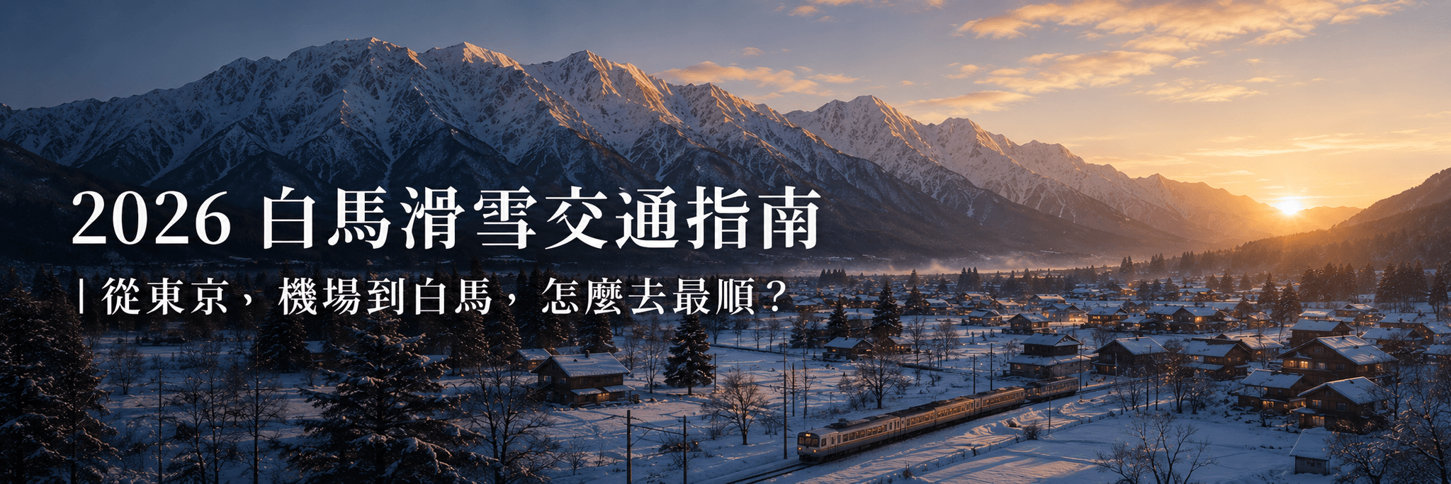 2026 日本白馬交通指南|從東京、機場到白馬,怎麼去最順?